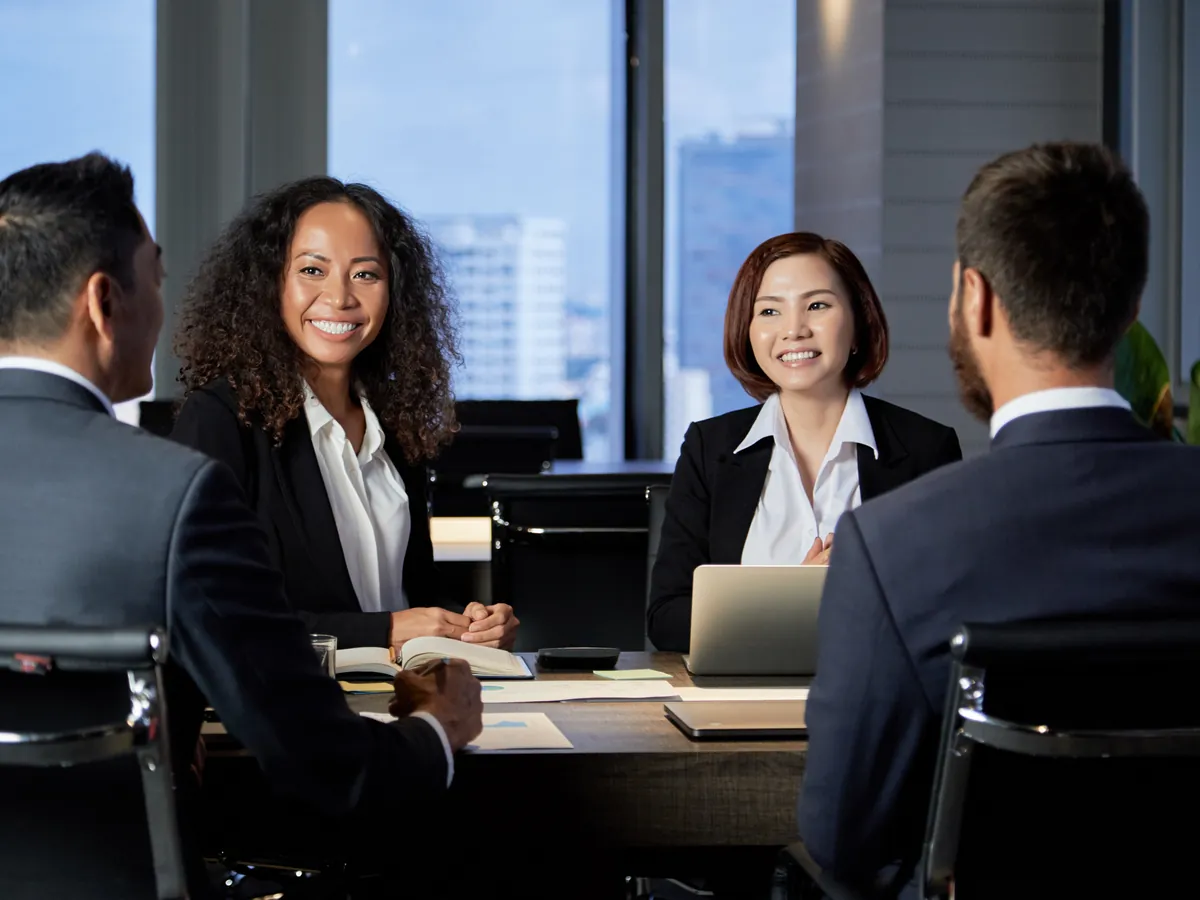 Boardroom meeting