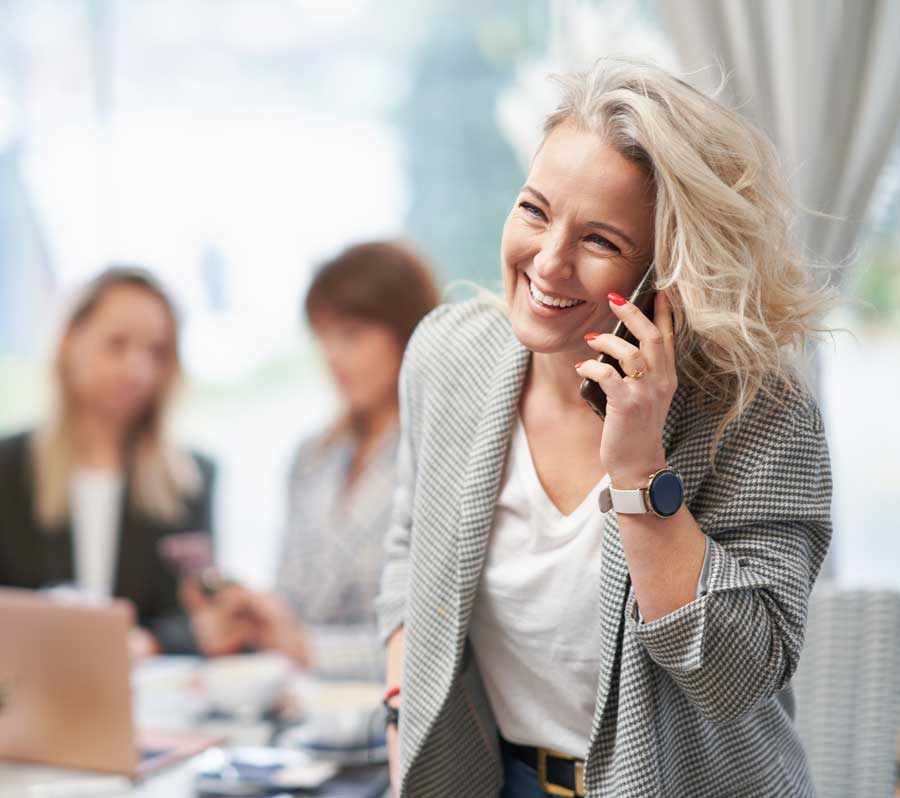 Engaged executive search — an ATG Partners finance recruiter on a call sourcing candidates for a prioritized search